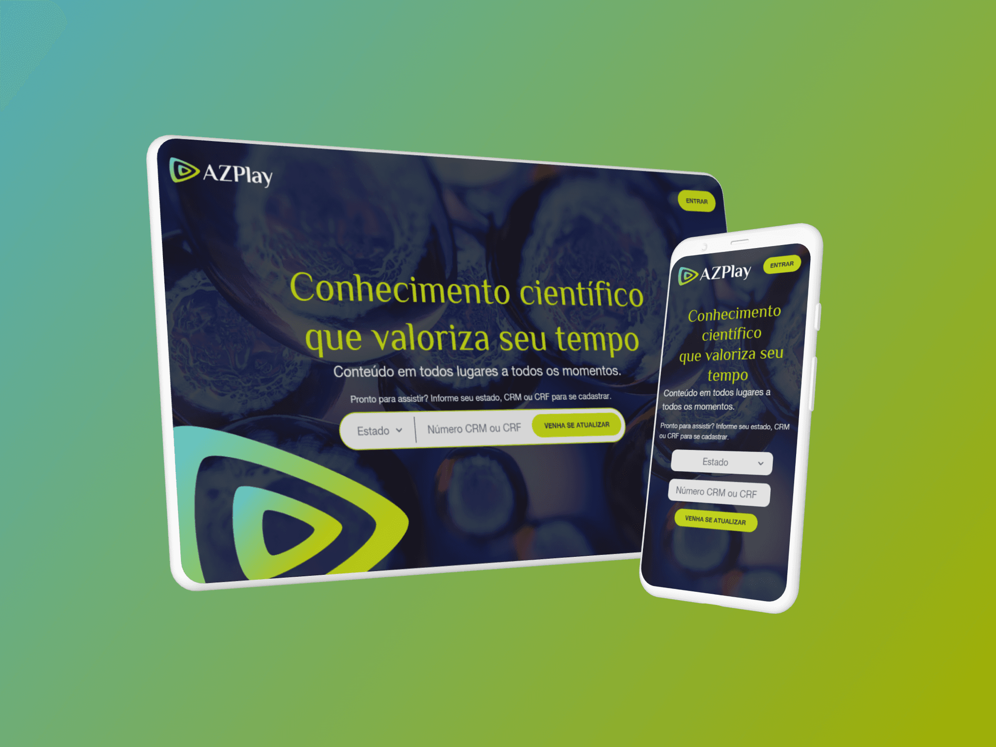 AZPlay — mockup