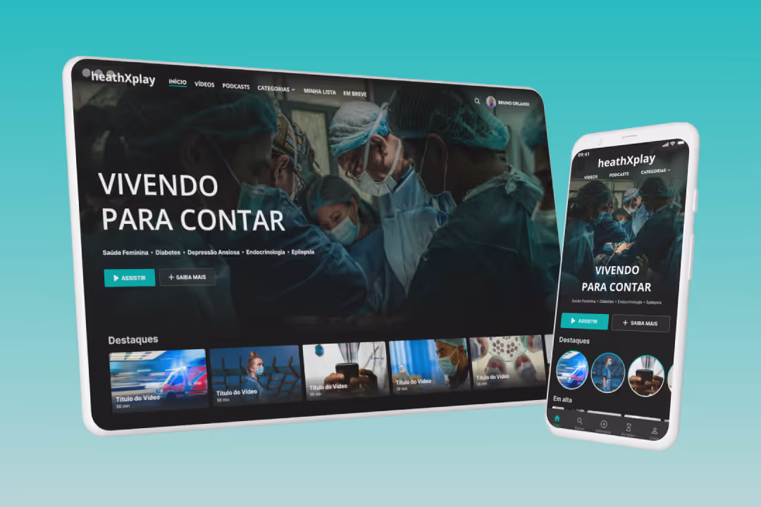 Plataforma de streaming con contenido médico exclusivo